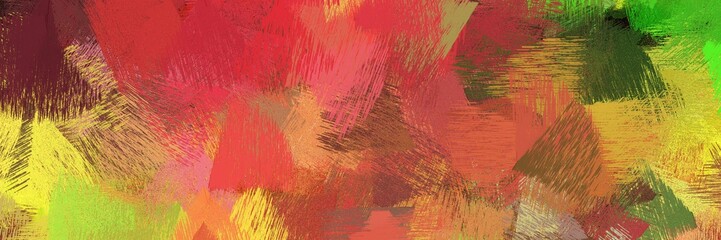 Poster - dirty brush strokes background with moderate red, dark olive green and dark khaki. graphic can be used for wallpaper, cards, poster or creative fasion design element