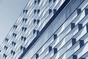 Aufkleber - Exterior of modern architecture. Building abstract background