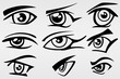 © Anton - A set of nine painted eyes in various styles of performance. Set for various purposes.