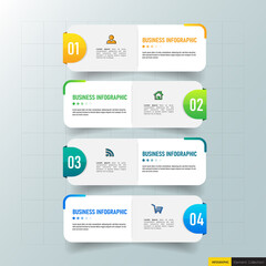 Infographics banner design template, 3D Business conceptor can be used for workflow layout, diagram, annual report, web design. Creative banner, label vector.