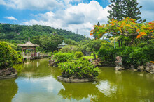 Scenery Of Shuangxi Park And Chinese Garden In Taipei, Taiwan