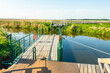 Narew Podlasie Podlaskie Narwiański Park Narodowy  Rzeka most woda trzcina