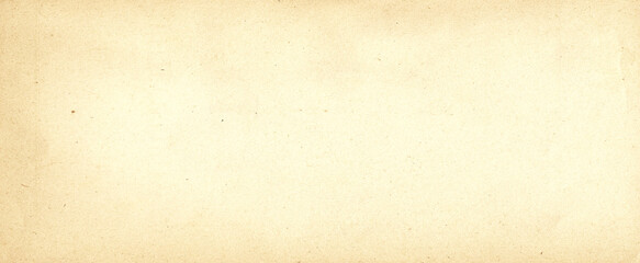 Poster - Old brown paper parchment background design with distressed vintage stains and ink spatter and white faded shabby center, elegant antique beige color