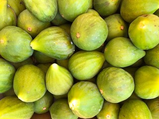 Delicious fresh raw fig fruits freshly collected, in Puglia