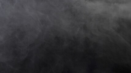 Wall Mural - fog mist haze vapor smoke on black background
