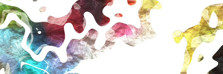 Aufkleber - modern shaped abstract figure background element with surface texture and silver, old mauve and pastel gray colors on white background