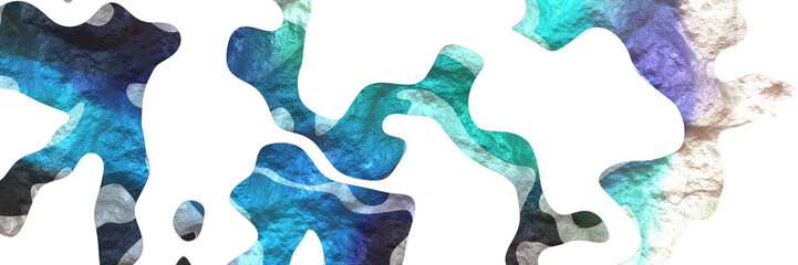 Aufkleber - abstract modern shiny background with surface texture and teal blue, light gray and sky blue colors on white background