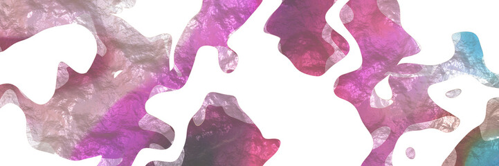Aufkleber - modern shaped abstract figure background element with surface texture and rosy brown, dim gray and lavender colors on white background
