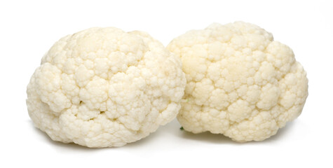 cauliflower isolated on white background