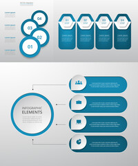 Poster - Bundle infographic elements.