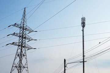 high voltage power lines