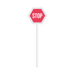 © Gstudio - Bus stop road sign vector design