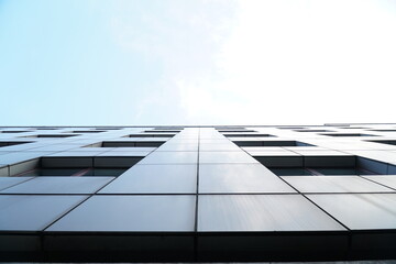 modern office building with blue sky