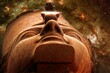 Ramses II and Galaxy M83 (Elements of this image furnished by NASA)