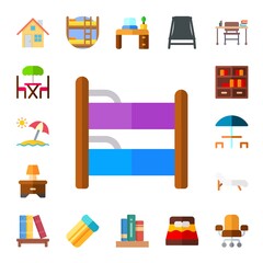 Sticker - furniture icon set