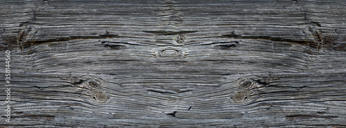Banner old wooden gray texture background.