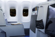 Interior of luxury modern plane