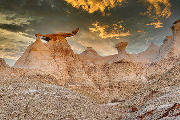 Wall Mural - the wings hoodoo bisti de na zin wilderness new mexico usa
