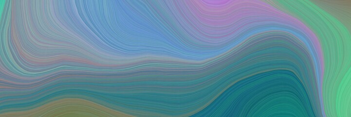 Fototapete - colorful and elegant vibrant creative waves graphic with smooth swirl waves background illustration 