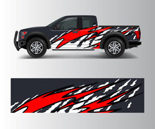 Abstract Modern Graphic Design For Truck And Vehicle Wrap And Branding Stickers