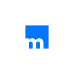 Wall Mural - m letter logo vector icon illustration