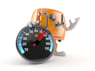 Sticker - Safe character with speed meter