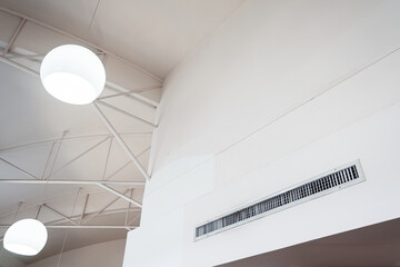 Poster - fluorescent lamp on the modern ceiling
