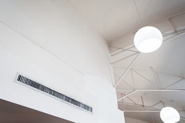 Poster - fluorescent lamp on the modern ceiling
