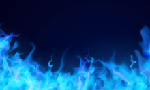 Effect Burning Red Hot Sparks Realistic Fire Blue Flames