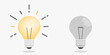 © tutti_frutti - Light bulb vector, isolated on white background