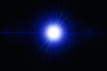 Poster - Glow effect. Glowing sparks.