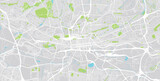Fototapeta Mapy - Urban vector city map of Johannesburg, South Africa.