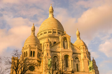 Canvas Print - Basilica of the Sacred Heart (Sacre Coeur), Paris, France