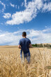 © Feel The Images - A Man Stand In The Middle Of Grain Field
