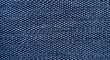 Texture of blue fabric. marco fabric pattern showing sewing background.
