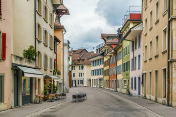 Wall Mural - Street in Aarau, Switzerland