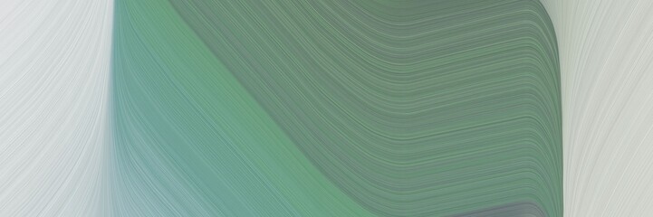 Poster - simple elegant curvy background illustration with slate gray, light gray and dark gray color