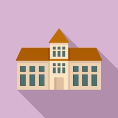 Poster - Oxford university icon. Flat illustration of oxford university vector icon for web design