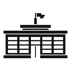 Poster - university campus icon. simple illustration of university campus vector icon for web design isolated