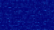 © Svitlana - Matrix abstract glitch blue background. Abstract blue vector illustration.