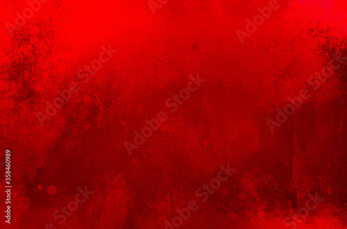 Fotomural Red background, Christmas background texture with grunge and old distressed vint