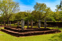 Archaelogical Remains Of The Ancient City Of Polonnaruwa, Sri Lanka.  World Heritage Site