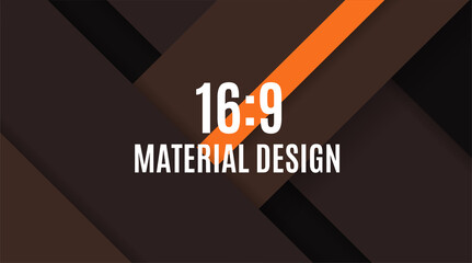 Fototapete - Background Unusual modern material design. Format 16:9 . Vector Illustration