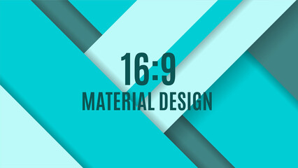 Fototapete - Color Background Unusual modern material design. Format 16:9. Abstract Vector Illustration