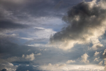 Wall Mural - storm clouds timelapse