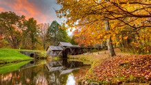 Mabry Mill In Autumn On The Blue Ridge Parkway