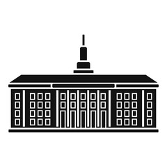 Poster - school building icon. simple illustration of school building vector icon for web design isolated on 