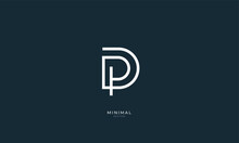 Alphabet Letter Icon Logo DP Or PD