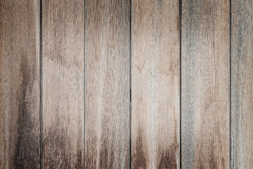 Wall Mural - Old brown hardwood background.