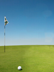 Golf ball on Putting Green